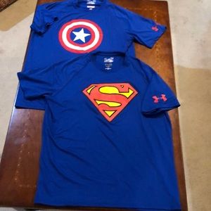 Bundle of 2 Under Armour Superhero T-shirts